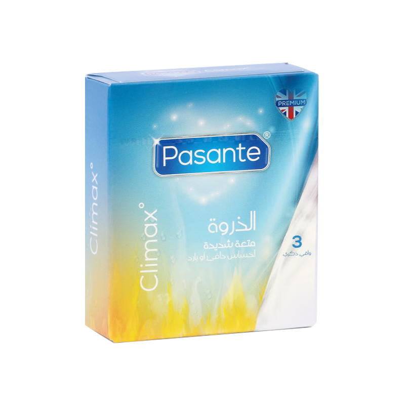 Pasante Climax, 3 Condoms - Medaid International