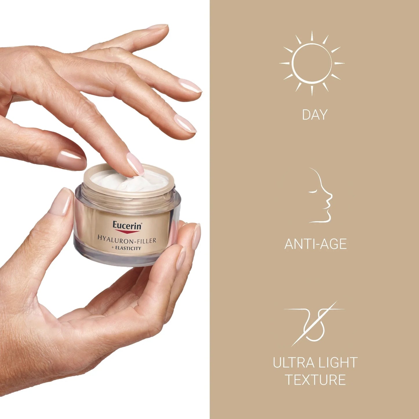 Eucerin Hyaluron-Filler + Elasticity Anti Age Day Cream SPF15 - Medaid - Lebanon
