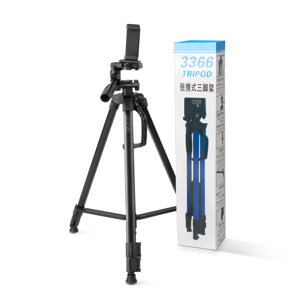 3366 Multi-Functional Professional Lightweight Portable Tripod Stand For Mobile Phones And Cameras - Medaid International
