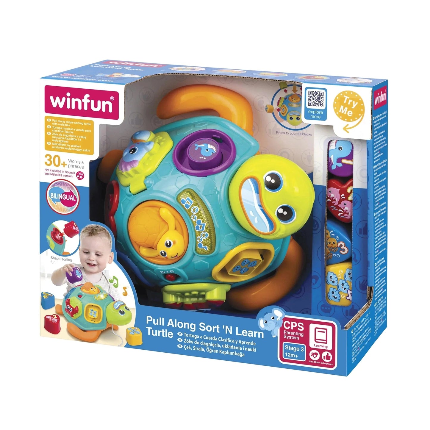 Pull Along Sort 'N Learn Turtle - Medaid International