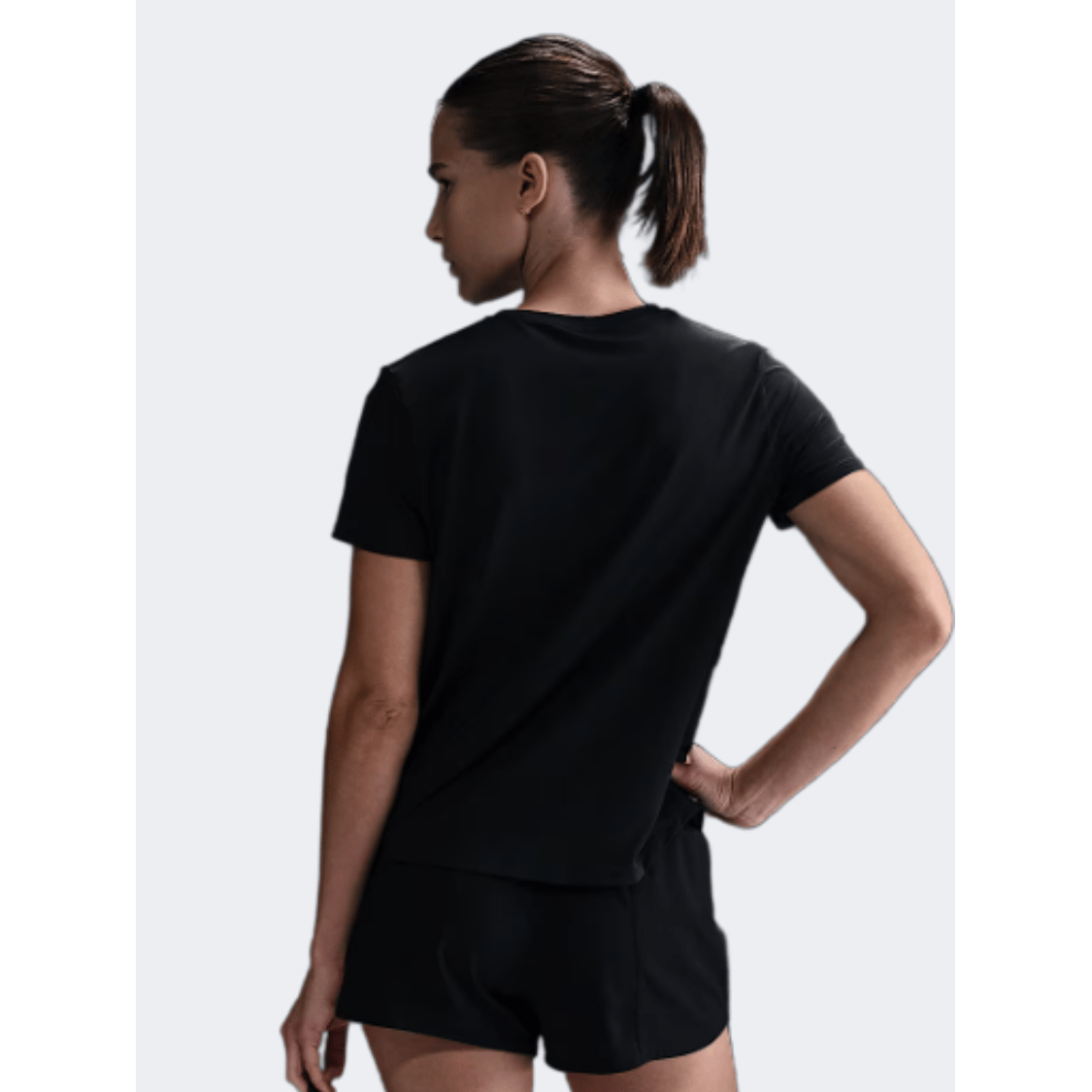 Nike One Swoosh Women Running T-Shirt Black - Medaid International