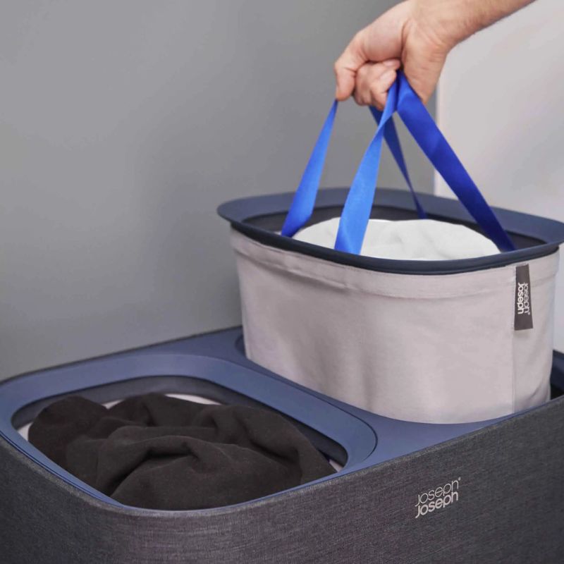 Joseph Joseph Tota 90L Black Laundry Separation Basket - Medaid International