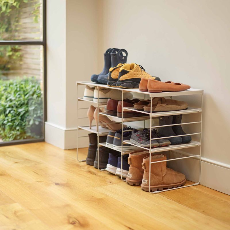 Joseph Joseph Level™ Plus Large Adjustable Ecru Shoe Rack - Medaid International