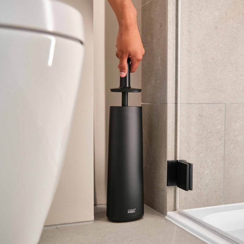 Joseph Joseph Flex™ 360 Matt Black Toilet Brush - Medaid International