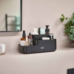Joseph Joseph EasyStore™ Matt Black Bathroom Storage Caddy - Medaid International