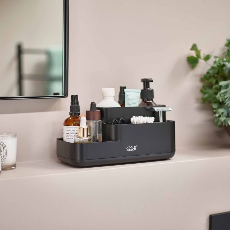 Joseph Joseph EasyStore™ Matt Black Bathroom Storage Caddy - Medaid International