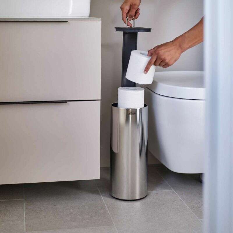 Easystore‚Ñ¢ Luxe Stainless-Steel Concealed Toilet Roll Holder - Medaid International