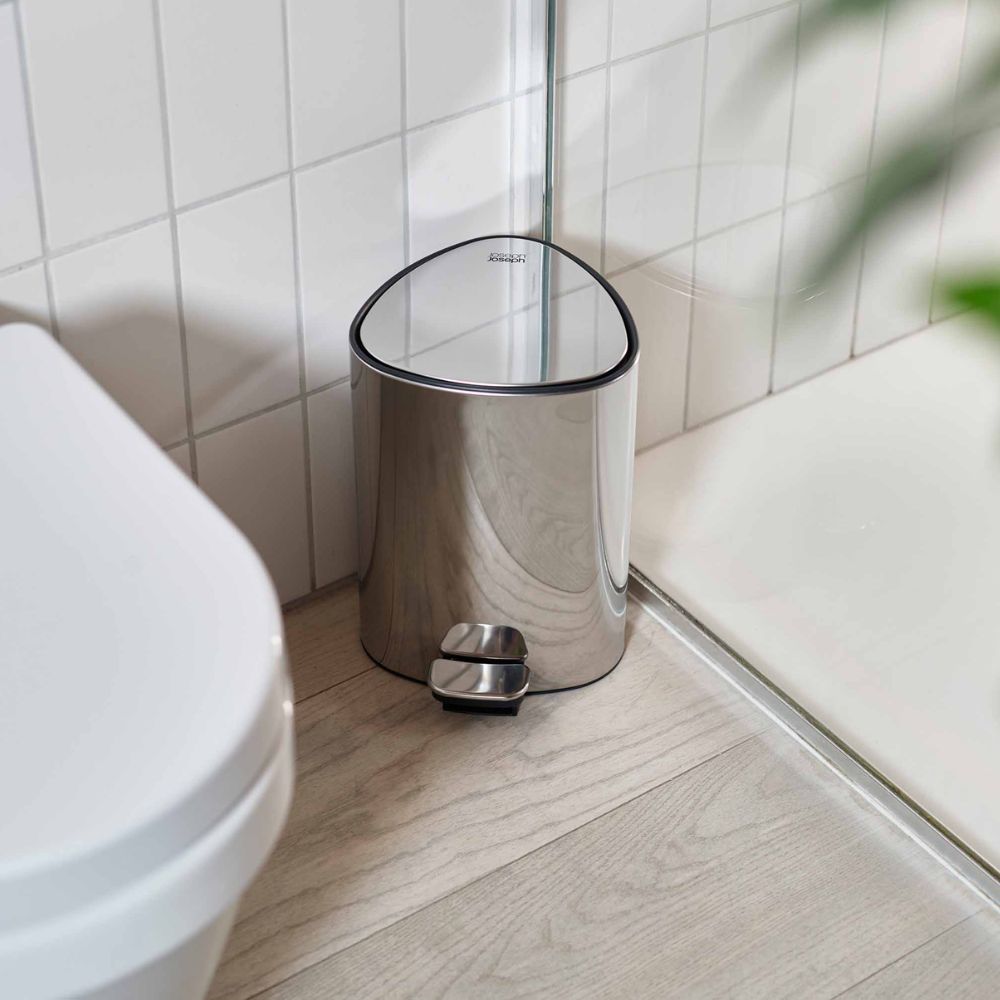 EasyStore‚Ñ¢ Luxe 5L Stainless-steel Pedal Bin - Medaid International