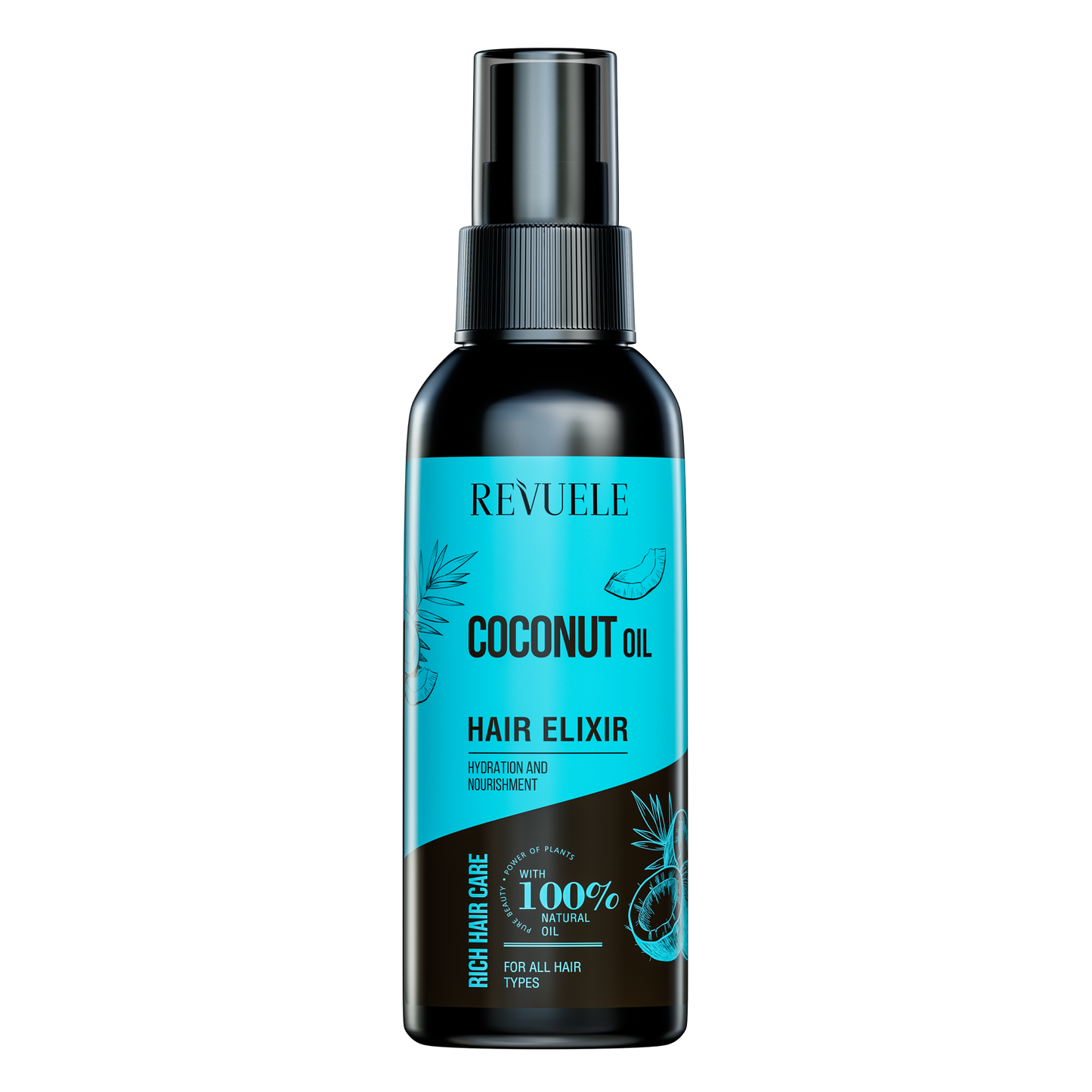 REVUELE COCONUT OIL HAIR ELIXIR 120ml - Medaid International
