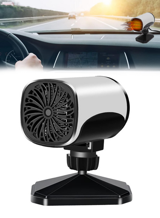 12V 150W Universal Portable Electronic Car Heater Fan 360° Rotatable Car Windshield Defogger - Medaid International