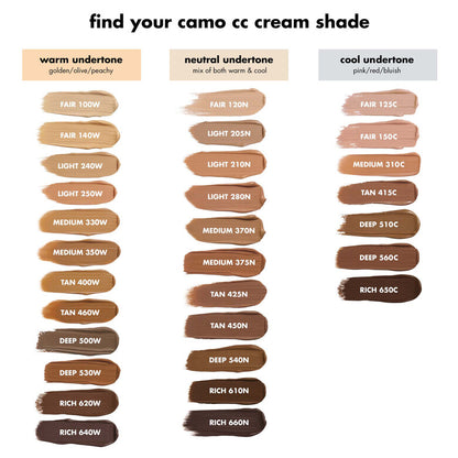 E.L.F Camo CC Cream Full-coverage color-correcting foundation with broad spectrum SPF 30 (Light 210) - Medaid International