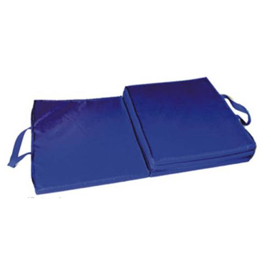 Ironmaster Tri-Fold Foldable Exercise Mat 4cm thick Blue - Medaid
