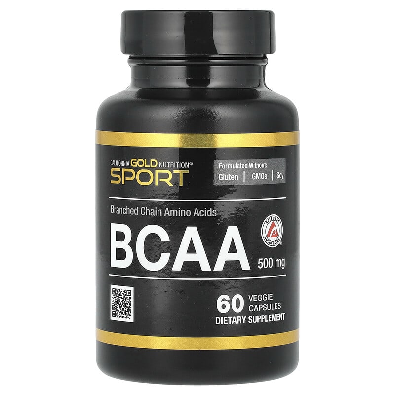 California Gold Nutrition, BCAA, 500 mg, 60 Veggie Capsules - Medaid International