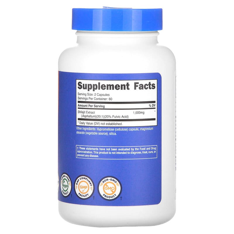 Nutricost, Shilajit, 1,000 mg , 120 Capsules - Medaid International