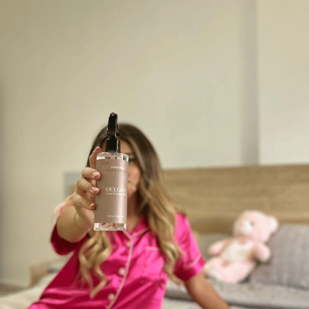 Delora Linen & Room Mist - Velvet Noir (Derived from Musk Essence)