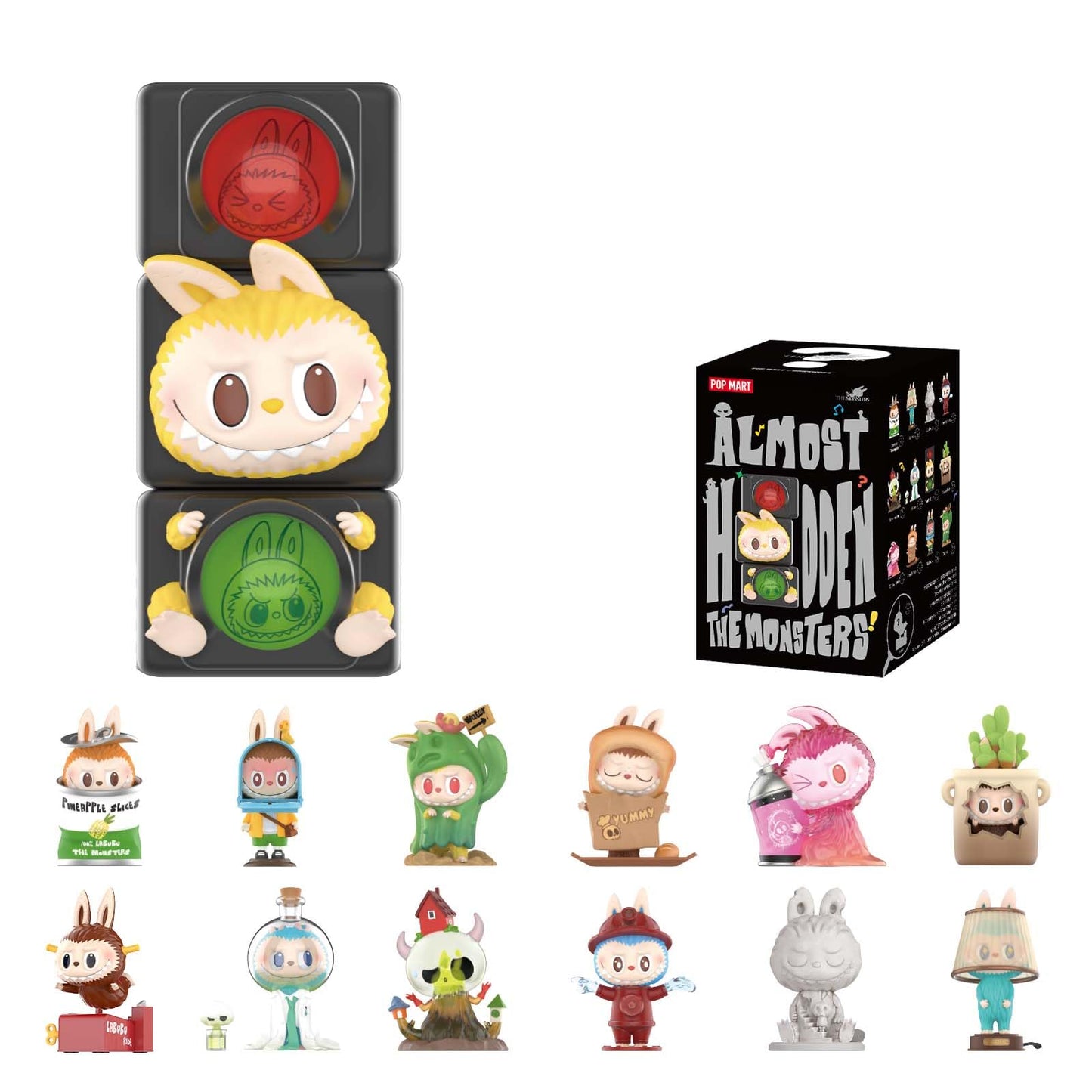POP Mart - Almost Hidden Monsters Figure Blind Box By Pop Mart (1pc Random) - Medaid International