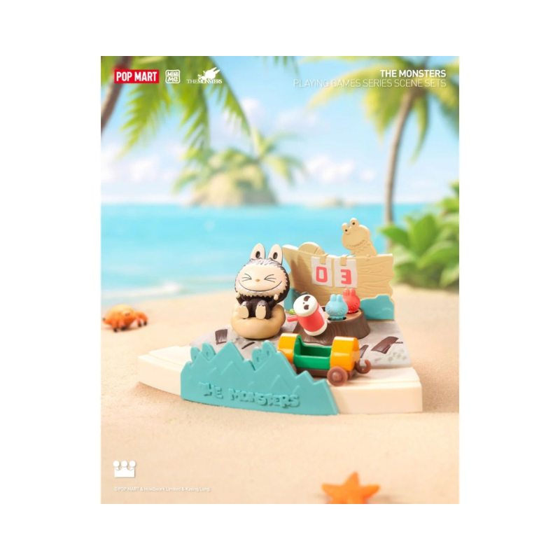 THE MONSTERS Playing Games Series Scene Sets By Pop Mart (1 Random) - Medaid International