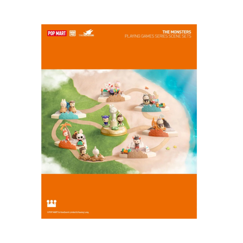THE MONSTERS Playing Games Series Scene Sets By Pop Mart (1 Random) - Medaid International