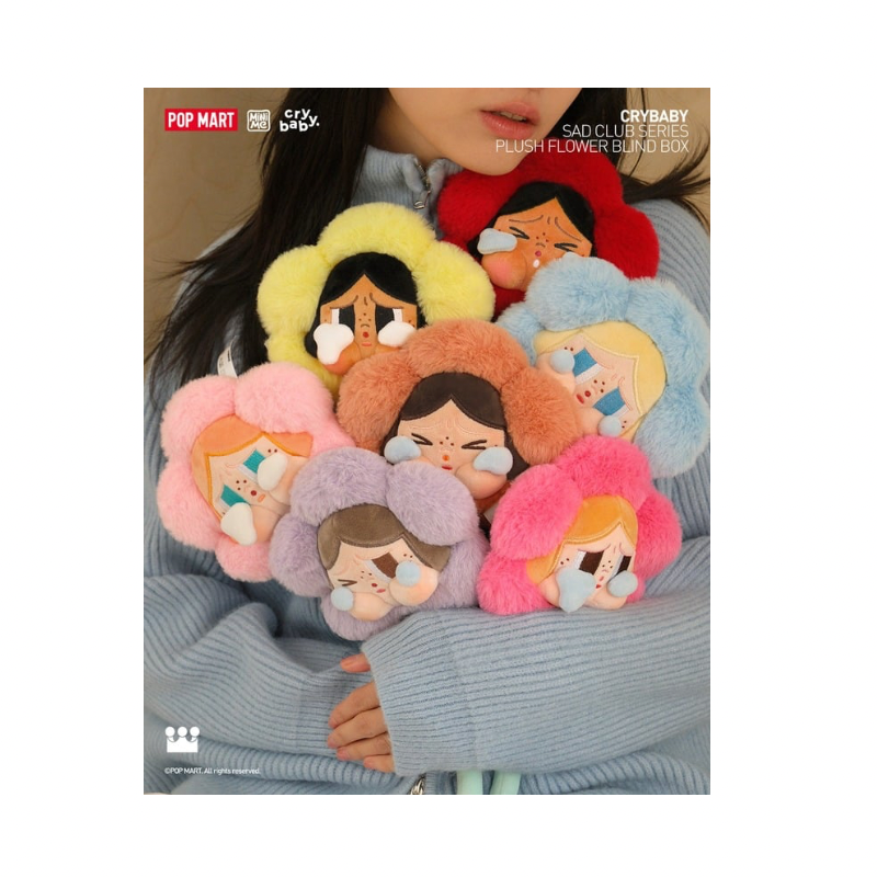CRYBABY Sad Club Series-Plush Flower Blind Box - Medaid International