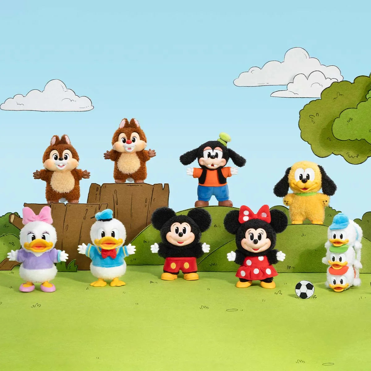 Mickey Family Cute Together Keychain Series Figures By Pop Mart (1 Random) - Medaid International
