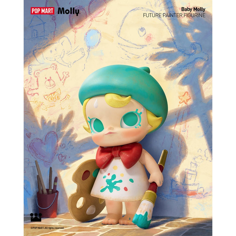 Baby Molly Future Painter Figurine By Pop Mart - Medaid International