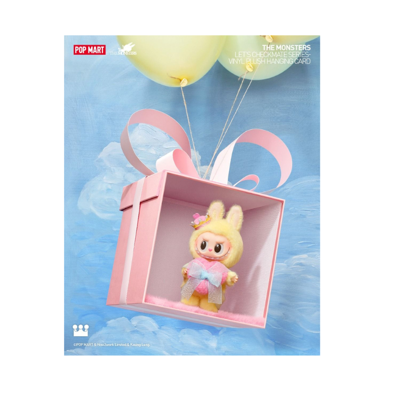 THE MONSTERS Let's Checkmate Series-Vinyl Plush Hanging Card By Pop Mart - Medaid International