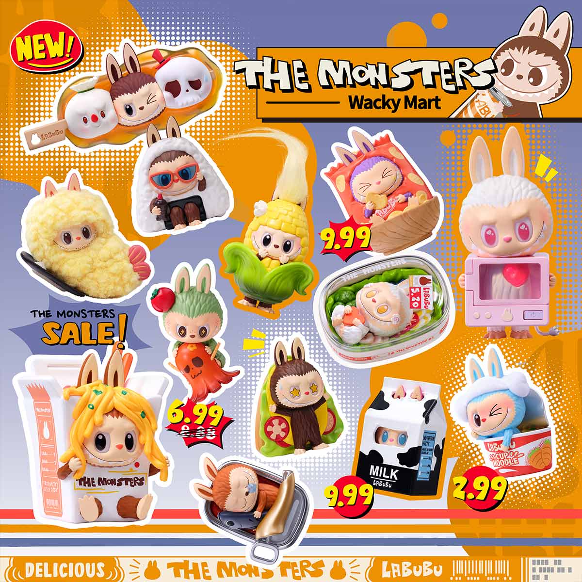 THE MONSTERS Wacky Mart Series Figures Blind Box By POP MART - Medaid International