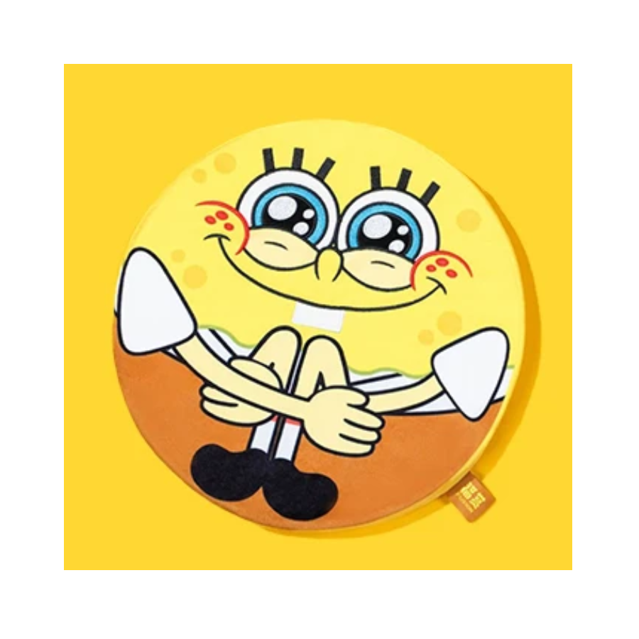 SpongeBob SquarePants - Friends Play Together - Flattened Trio Plush Round Disk Featuring SpongeBob.By Pop Mart - Medaid International