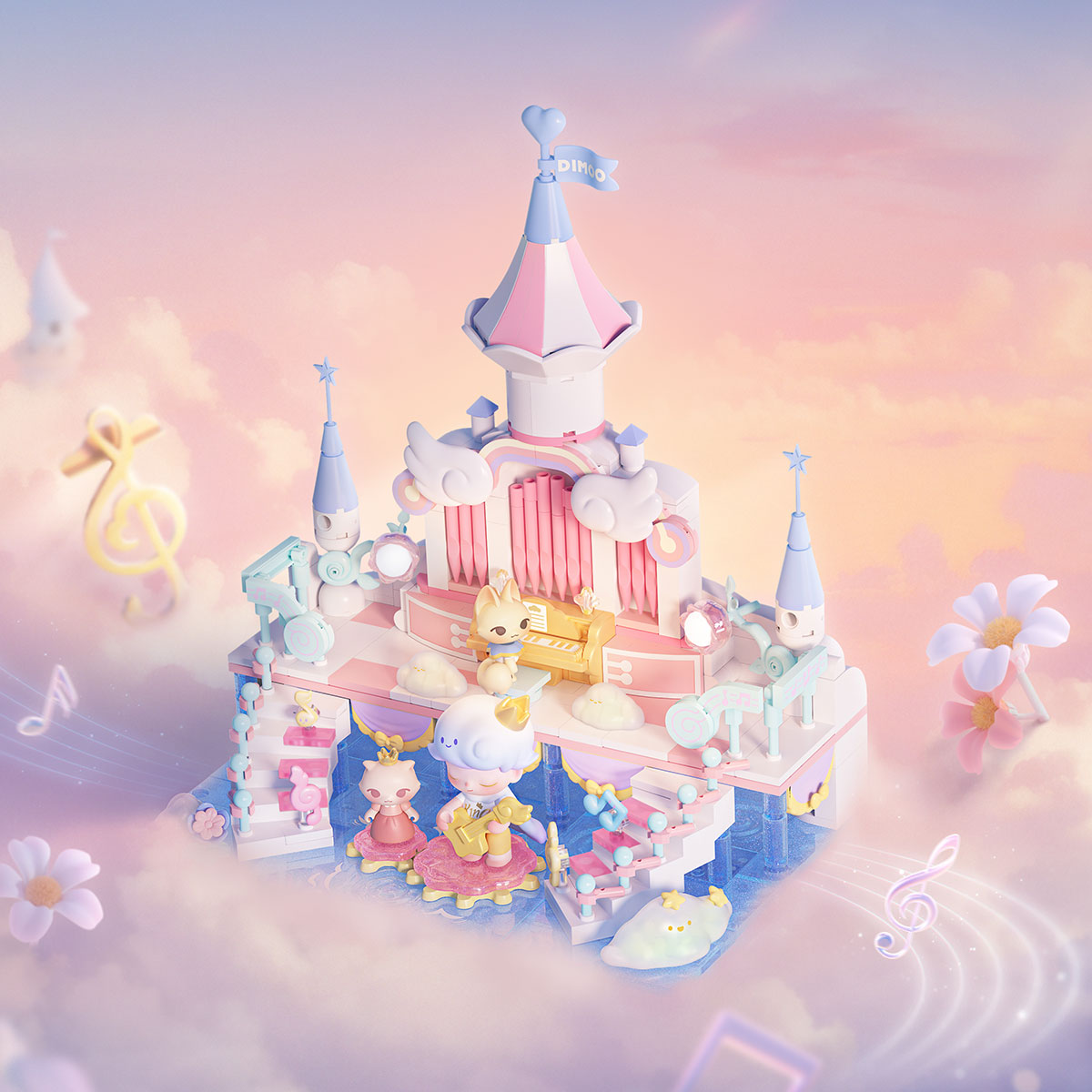 DIMOO Dream Melody Series Blocks - Melody Ball By Pop Mart - Medaid International