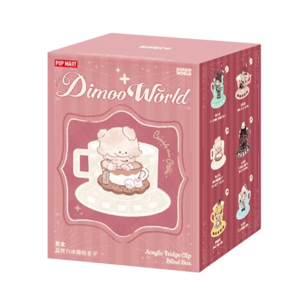 DIMOO Crush On Coffee Series-Acrylic Fridge Magnet Clip Blind Box By Pop Mart - Medaid International