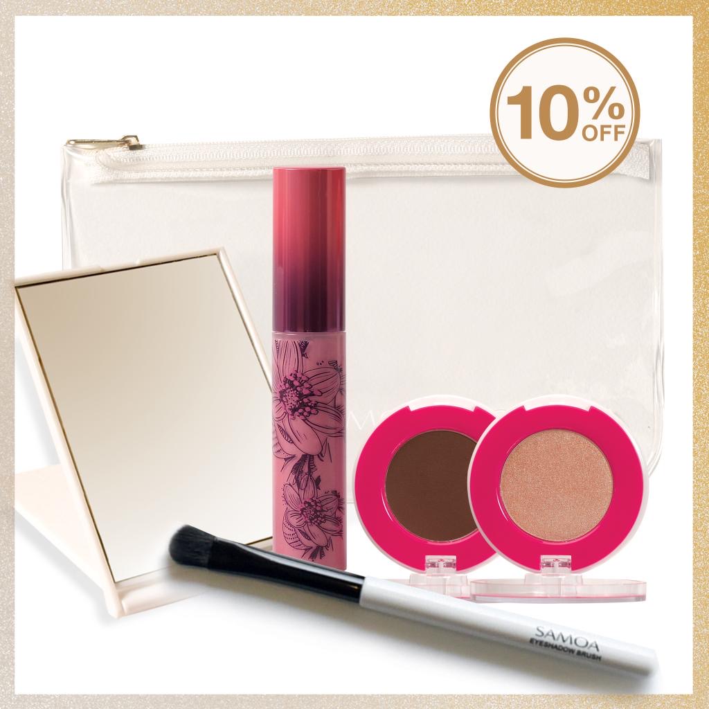 SAMOA EYES &LIPS MAKEUP KIT WITH FREE POUCH - Medaid