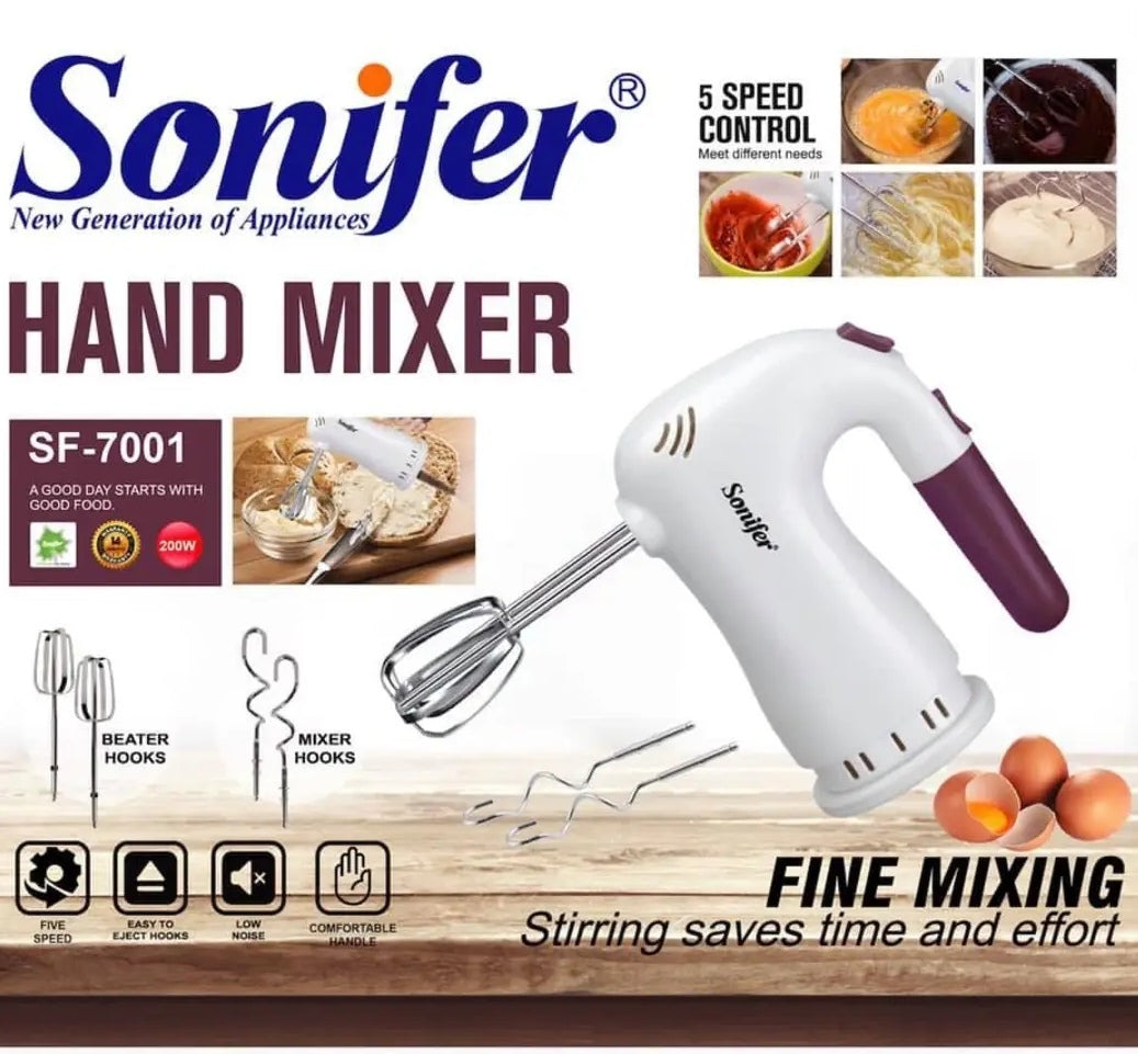 Sonifer Hand Mixer 200W SF7001 - Medaid International