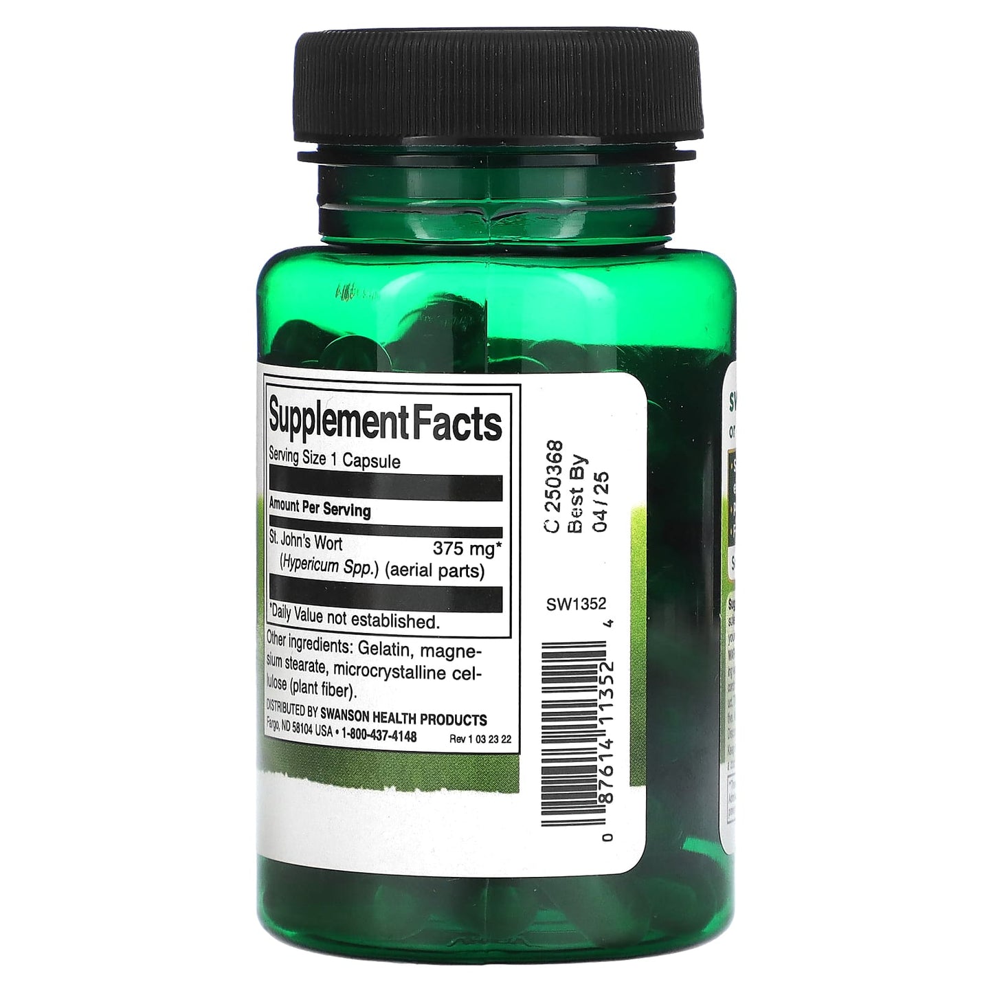 Swanson, Full Spectrum St. John's Wort, 375 mg, 60 Capsules - Medaid International