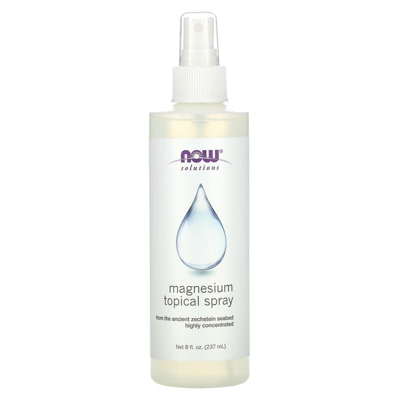 NOW Foods, Magnesium Topical Spray, 237 ml - Medaid International