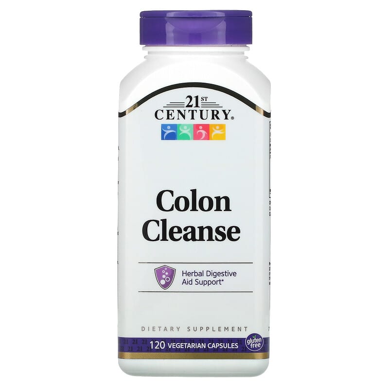 21st Century, Colon Cleanse, 120 Vegetarian Capsules - Medaid International
