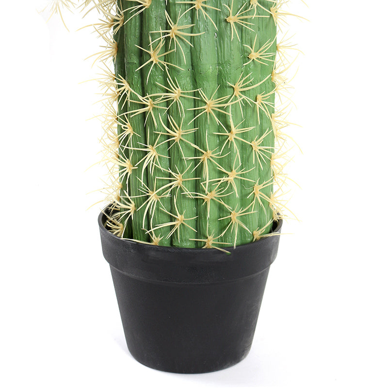 140 CM, Artificial Cactus Plant, Faux Fake Cactus Artificial Potted Plant Pot for Home, Office, Indoor and Outdoor Decoration - Medaid International