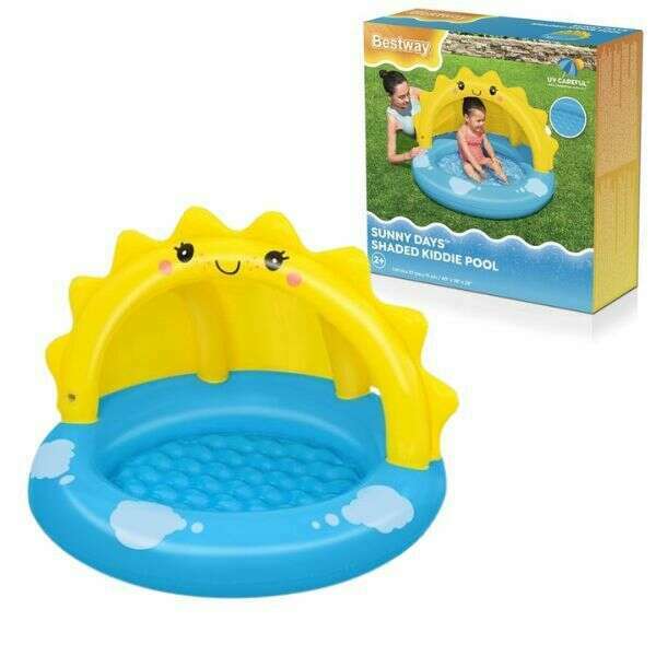Sunny Days Shaded Kiddie Pool 101x97x71cm - Medaid International