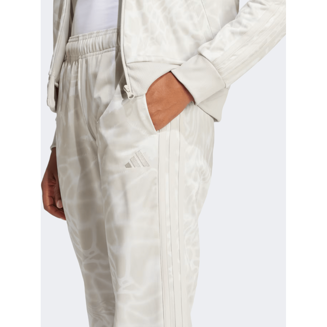 Adidas Essential 3 Stripes Women Sportswear Tracksuit Multicolor/Beige - Medaid International