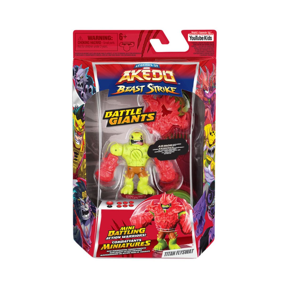 AKEDO S5 GIANTS BEAST SGL PK TITAN FLYSWAT By Moose Toys - Medaid International