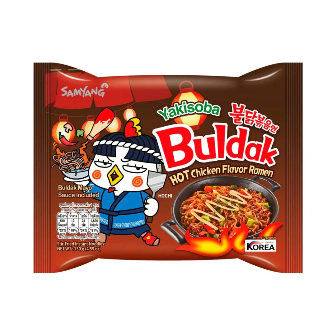 buldak korean noodle - yakisoba - 140g - Medaid International