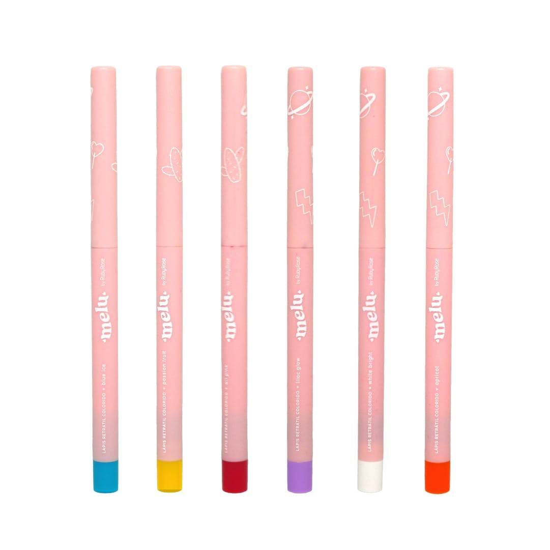 Ruby Rose Multi Color retractable pencils by Melu RR-2056 - Medaid International