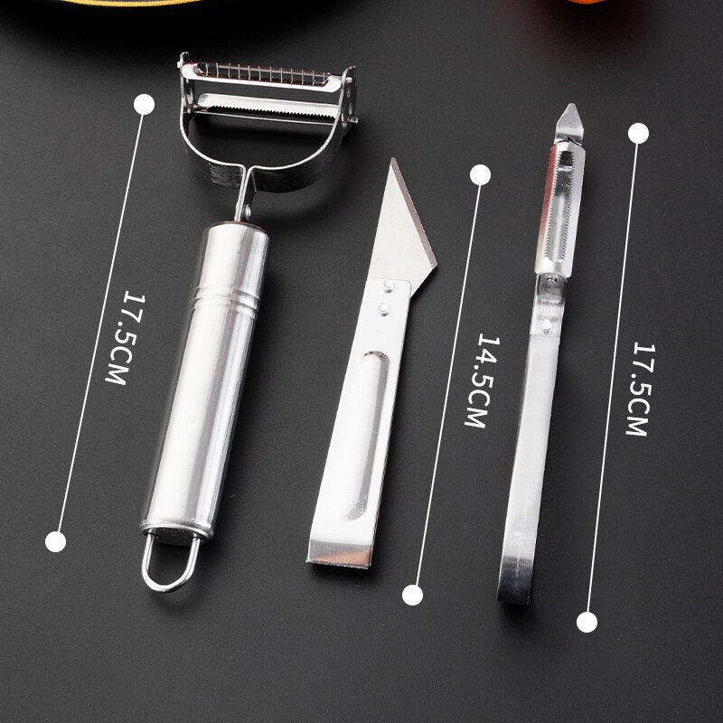 Multifunctional Vegetable Peeler & Slicer Stainless Steel - Medaid International