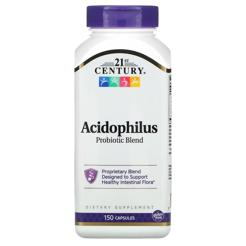 21st Century, Acidophilus Probiotic Blend, 150 Capsules - Medaid