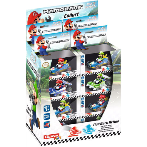 Super Mario PULL N SPEED KART SPECIAL CARS ASST (1 Ramdom) - Medaid International