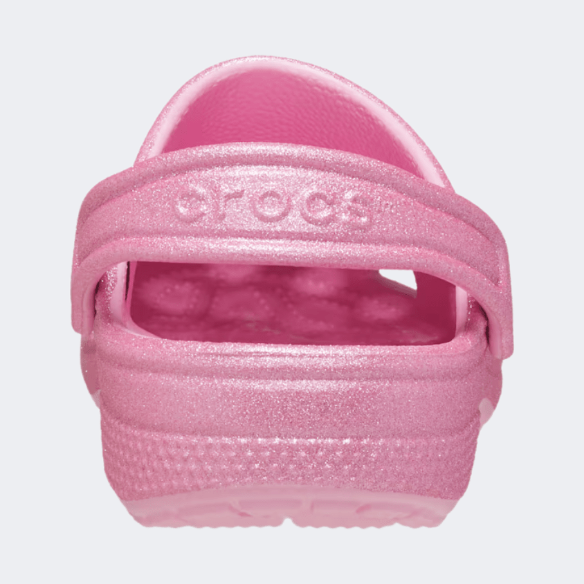 Crocs Toddler Classic Glitter Infant Lifestyle Clog Pink Tweed Glitter - Medaid International