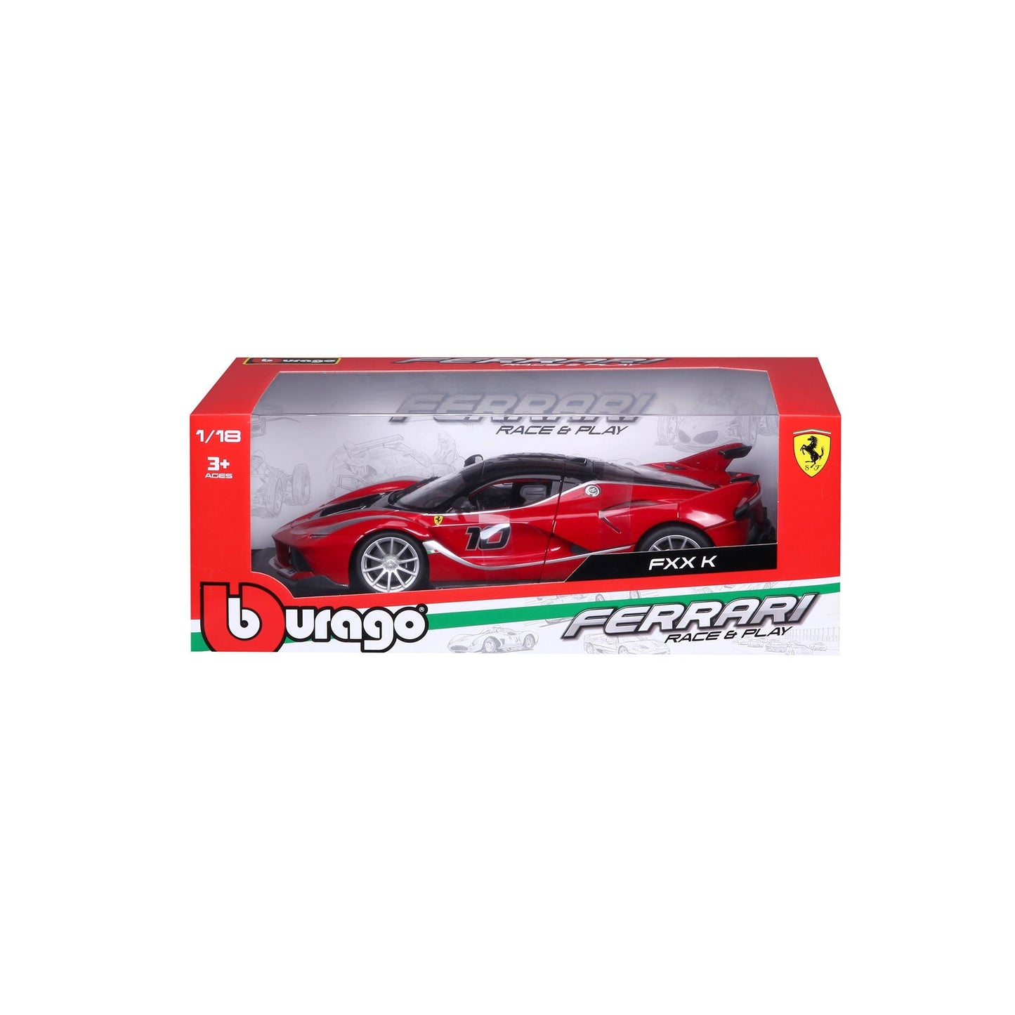 FERRARI R & P - Ferrari FXX K - 1/18 Diecast Cars by Bburago by Bburago - Medaid International