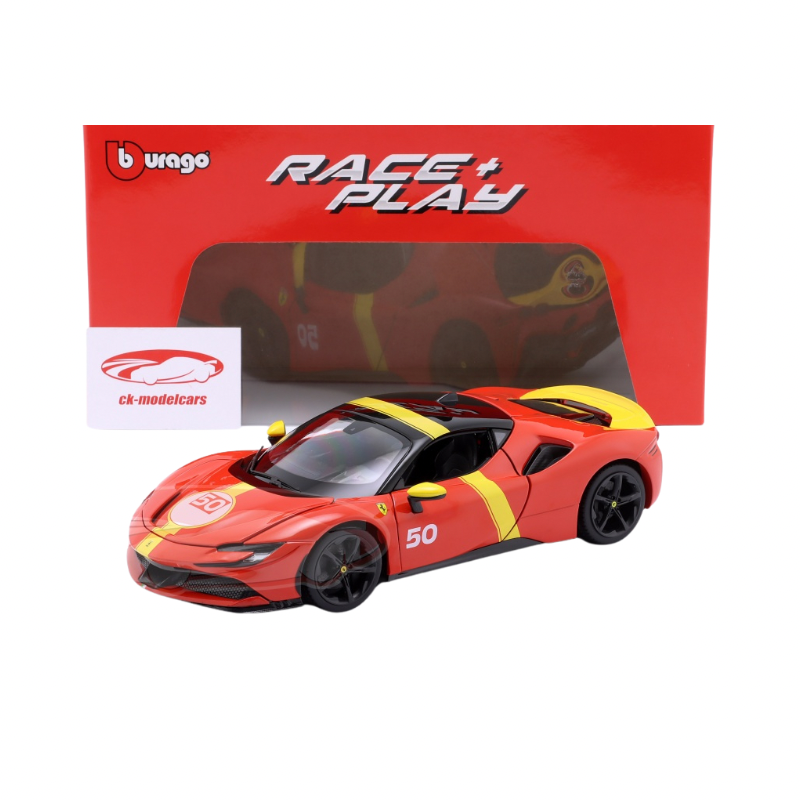 Ferrari 1:18 Ferrari R & P - Sf90 Stradale Assetto Fiorano Toys by Bburago - Medaid International