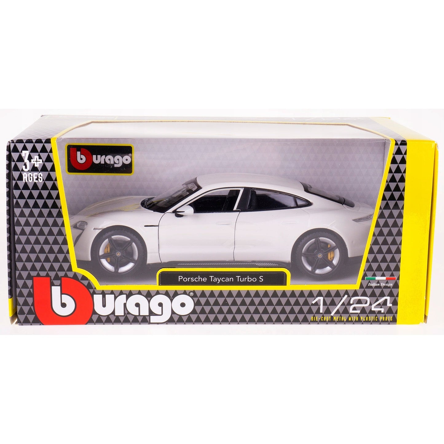 Porsche Taycan Turbo S - 1:24 Collezione (A) w/o stand Diecast Cars by Bburago - Medaid International