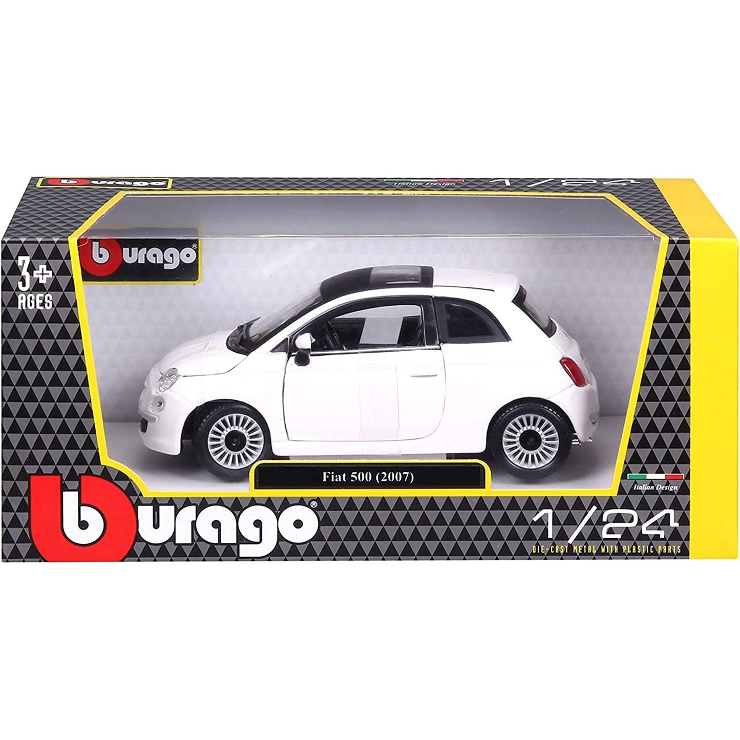 FIAT 500 - 1:24 Collezione (B) w/o stand Diecast Cars by Bburago - Medaid International