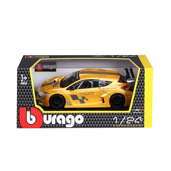 Renault Megane Trophy - 1:24 Collezione (B) w/o stand Diecast Cars by Bburago - Medaid International